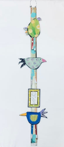 Bird Stake - We are not only friends...