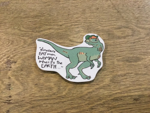 Dino Eats Man Magnet