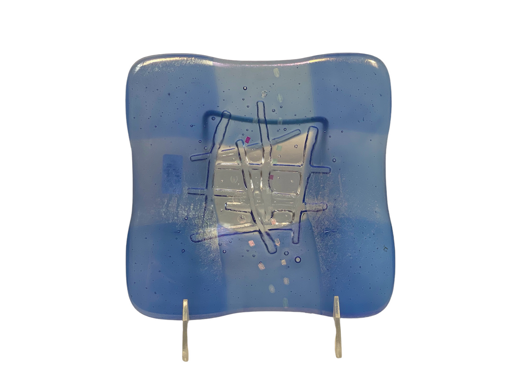 Light Blue Irid Dish