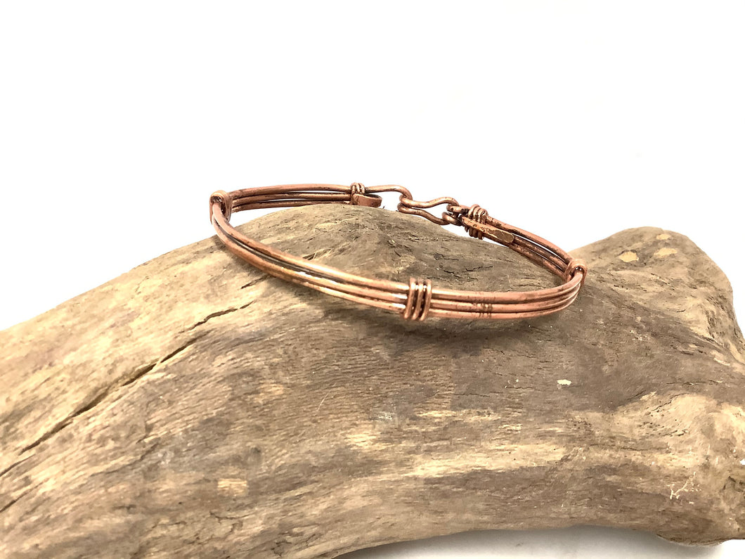 Handwoven Copper Wire Bracelet