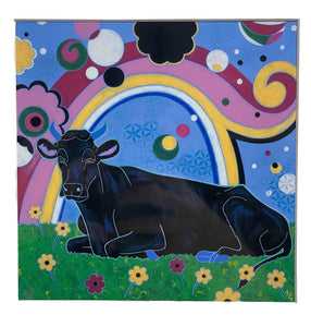 "Zarathustra's Muse" - Black Cow Art Matted Print