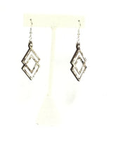 Double Diamond Earrings