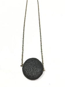Lava Diffuser Necklace - Circle