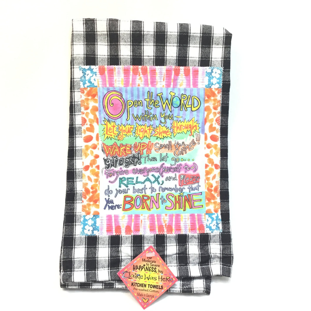 Claire Tea Towel #181