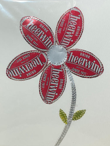 Cherry Wine Flower Collage