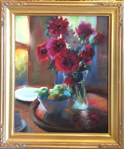 Backlit Roses and Apples