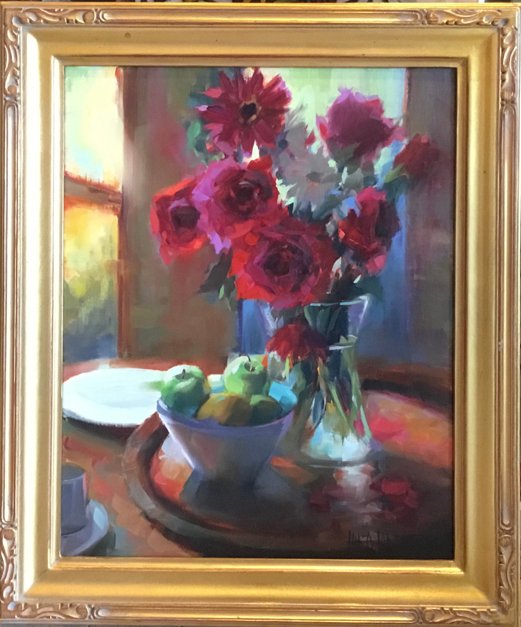 Backlit Roses and Apples