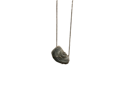 Druzy Calcyndie Silver Chain