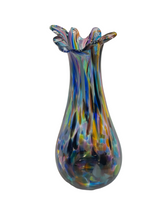 Multicolor Glass Blown Vase