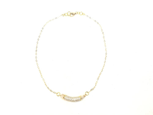 Gold Vermeil Diamond Pendant Choker