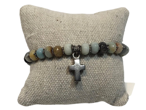 Amonzonite bracelet with regular clasp