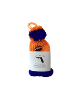 UF Gator Wine Hat with Football Charms