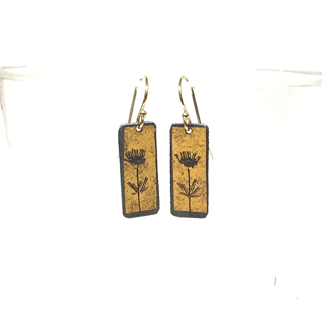 Kumboo Earrings - Thistle