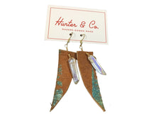 Leather and Bones earrings