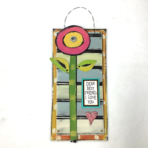 Hanging Plaque - Dear Best Friend