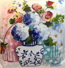Floral Painted Pillows