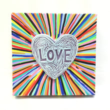 Mixed Media Love Painting