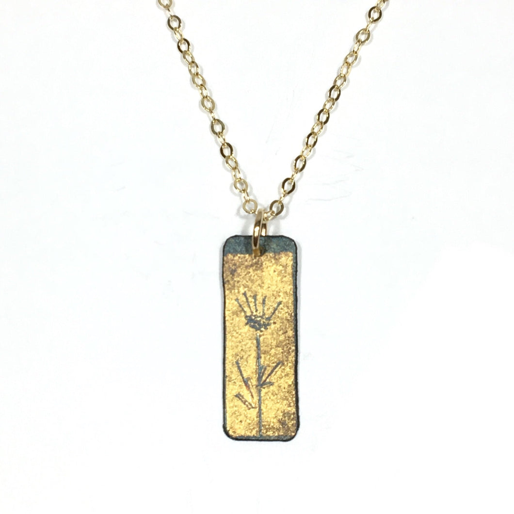 Kumboo Pendant - Thistle