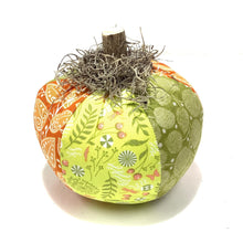Mixed Fabric Pumpkins