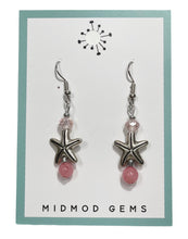 Starfish Beaded Drop Earrings