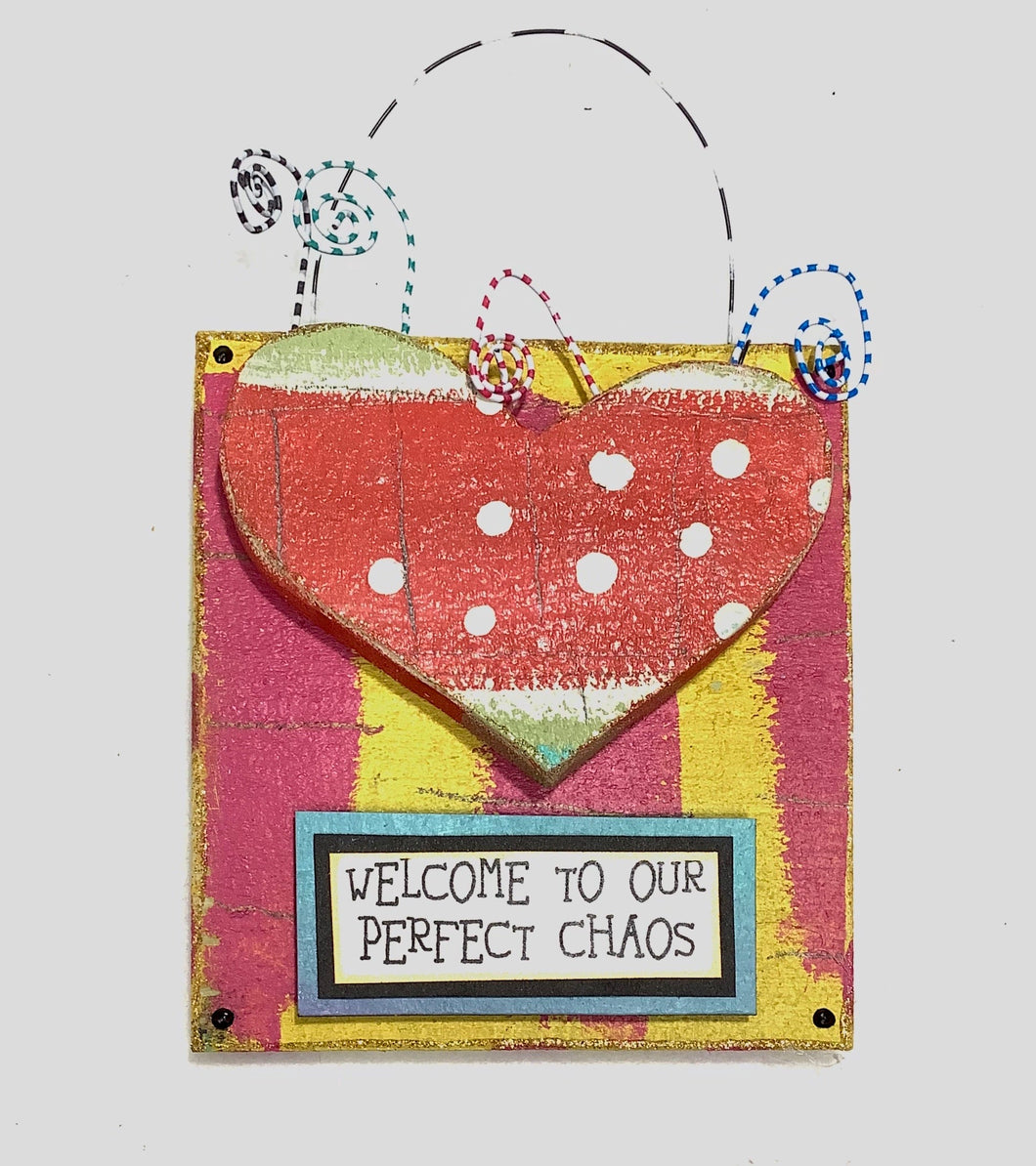 Hanging Plaque - Welcome To