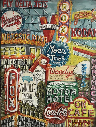 Atlanta Color  18” x 24” (w/ Moes & Joes)