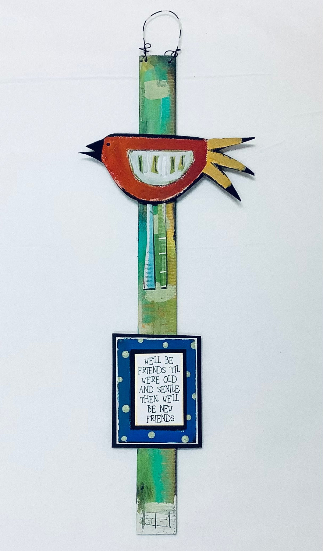 Bird Stake - We'll Be Friends (One Bird)