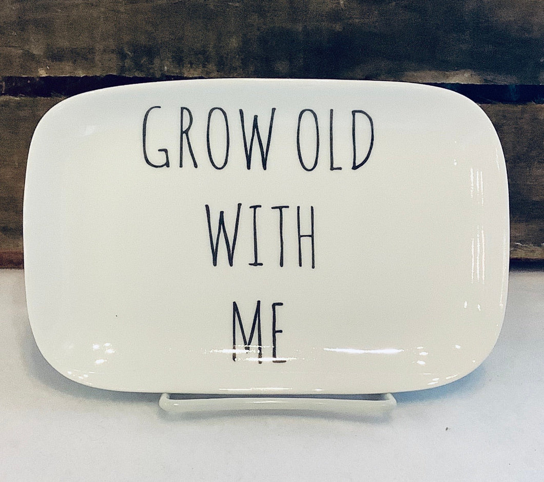 Grow Old with Me Trinket Tray