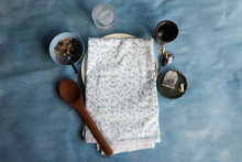 Flower Bud Print Tea Towel