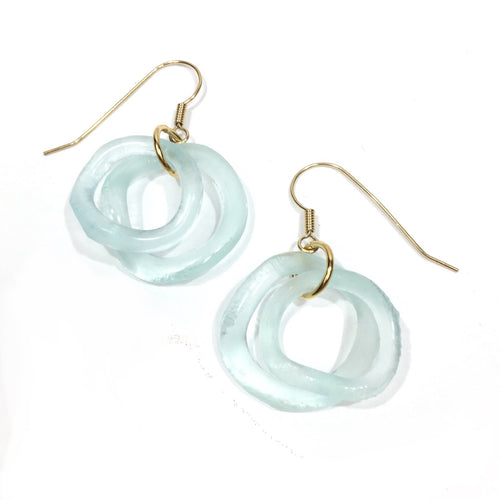 Coca-Cola Wave Sterling Earrings