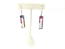 Colorful Rectangle Earrings