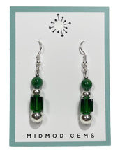 Bright Beaded Drop Earrings