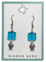 Fish Beaded Drop Earrings