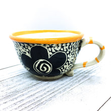 Sgraffito Latte Mug