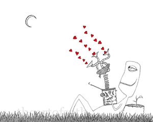 Creatures of the Heart print - Jack and the Box