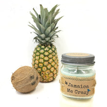 Burlap Candle - Jamaica Me Crazy