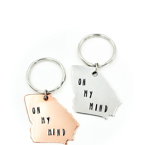 Georgia Keychain - ON MY MIND