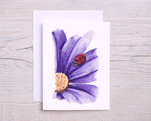 Ladybug Greeting Card