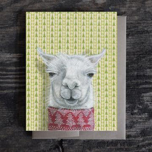 *Notecard - Holiday Llama
