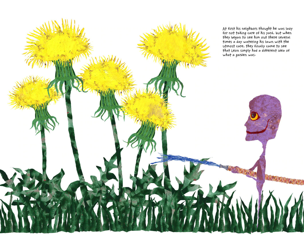 Small Tales Print - Leon's Dandelion Garden