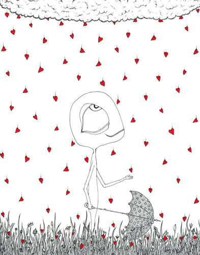 Creatures of the Heart print - Let it Pour