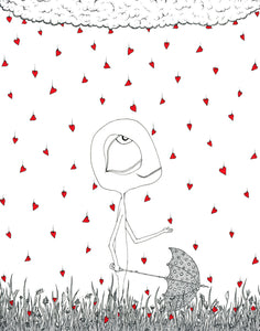 Creatures of the Heart print - Let it Pour