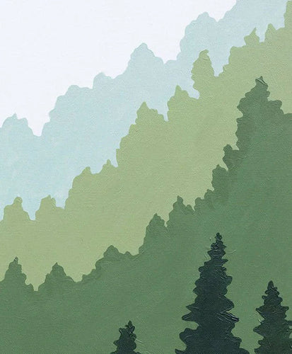 Misty Mountain Print