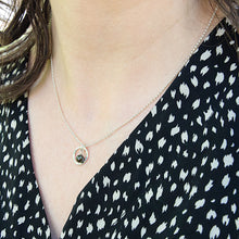 Pearl Halo Pendant - sterling silver