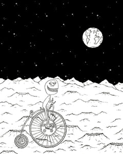 Someworld print - Moon Rocks