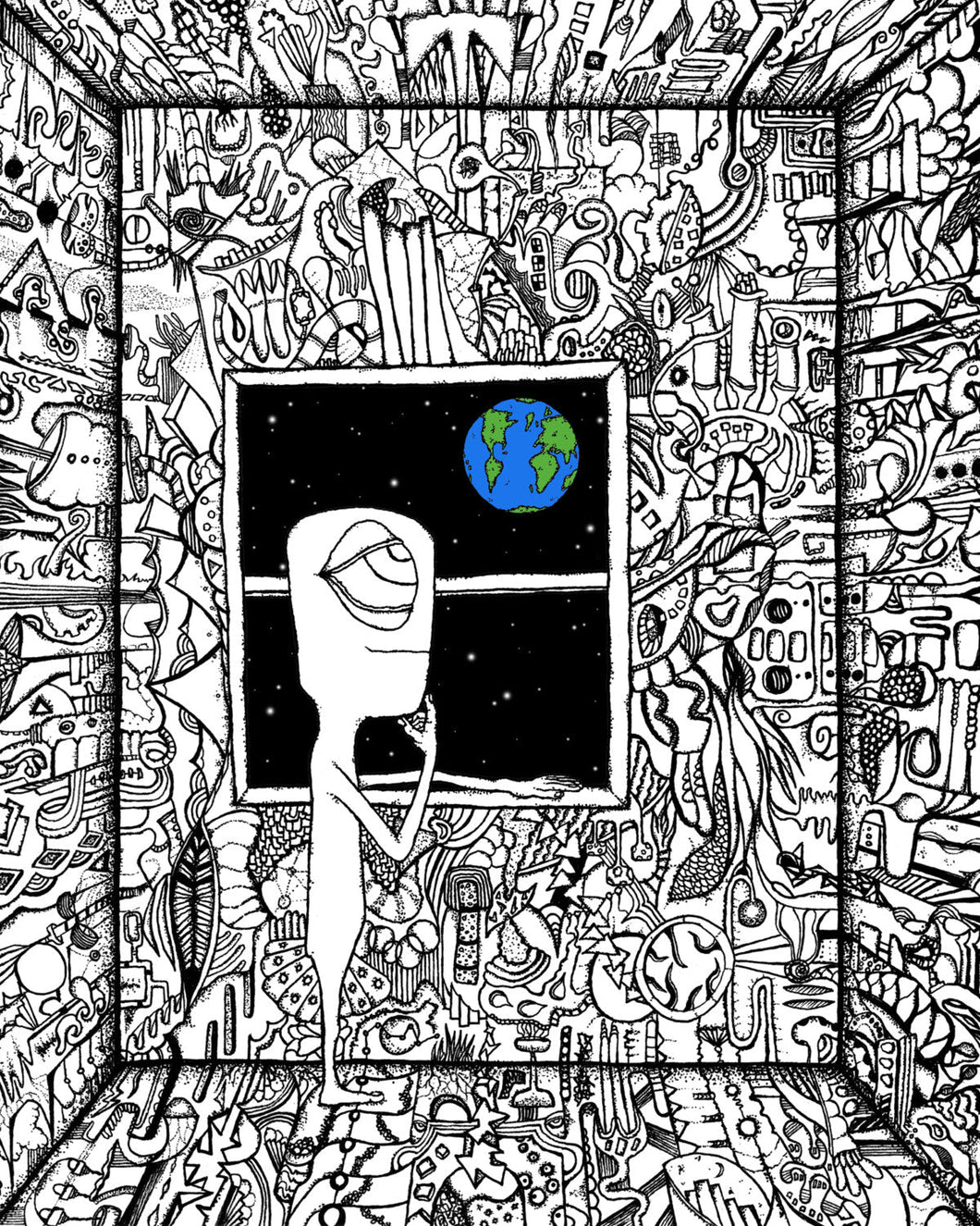 Someworld print - Moon Room