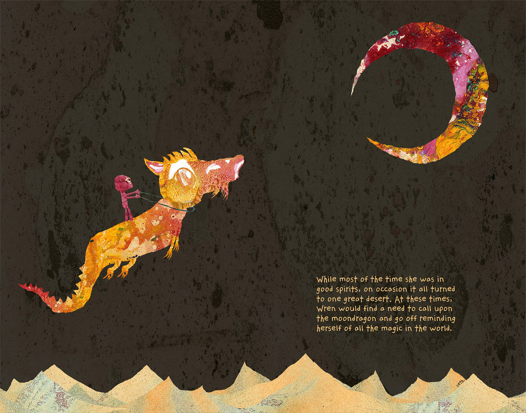 Small Tales print - Moondragon