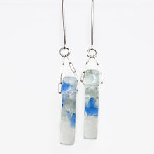 Mosaic Stiletto Sterling Silver Earrings