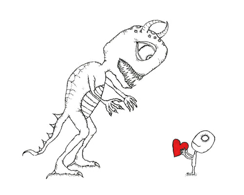 Creatures of the Heart print - Most of the time, it works