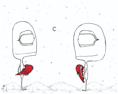 Creatures of the Heart Print - Then All at Once, They Were no Longer Strangers...